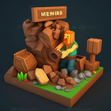 3D модель St Idle Miner Tycoon игра (STL)